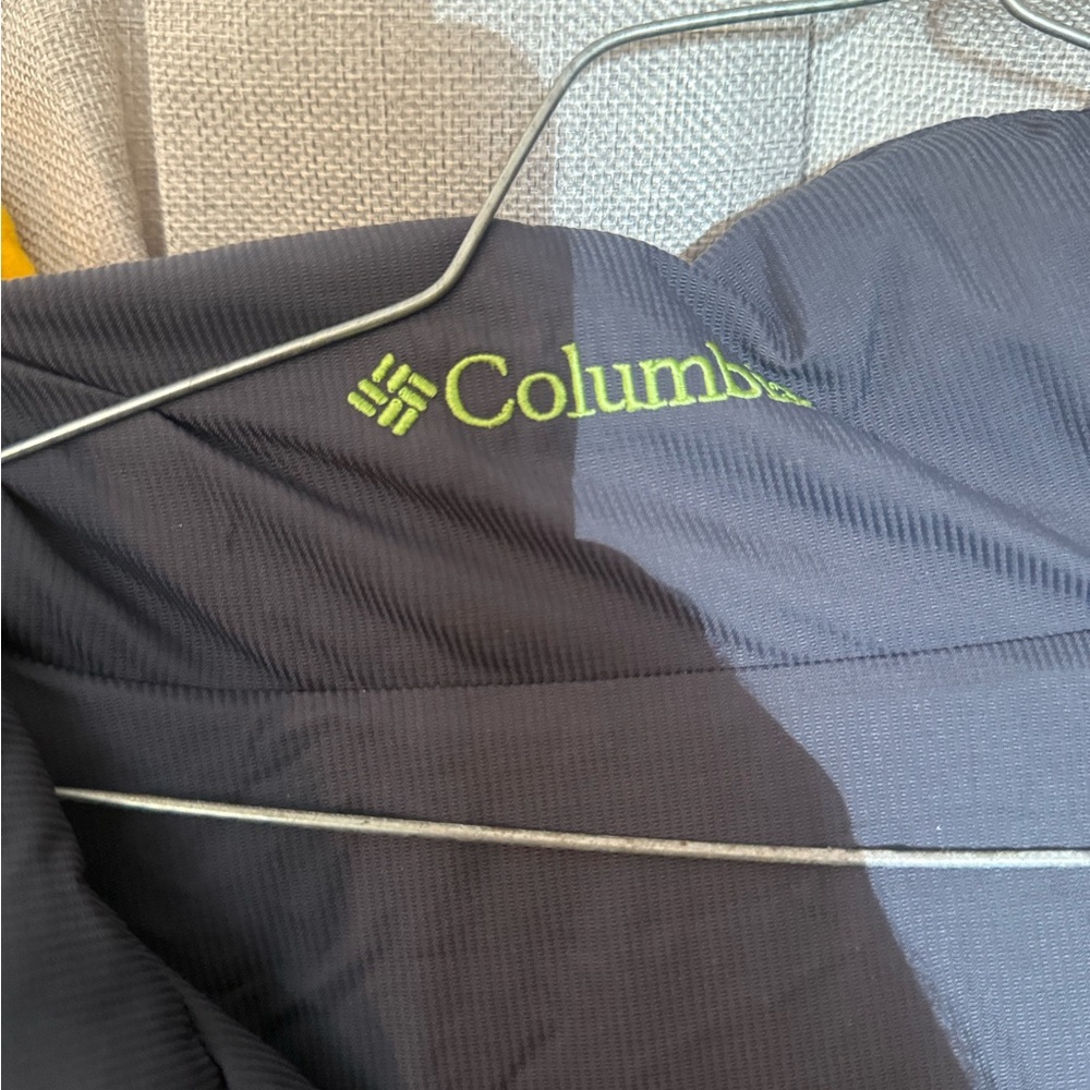 Columbia Charcoal and Lime Jacket
